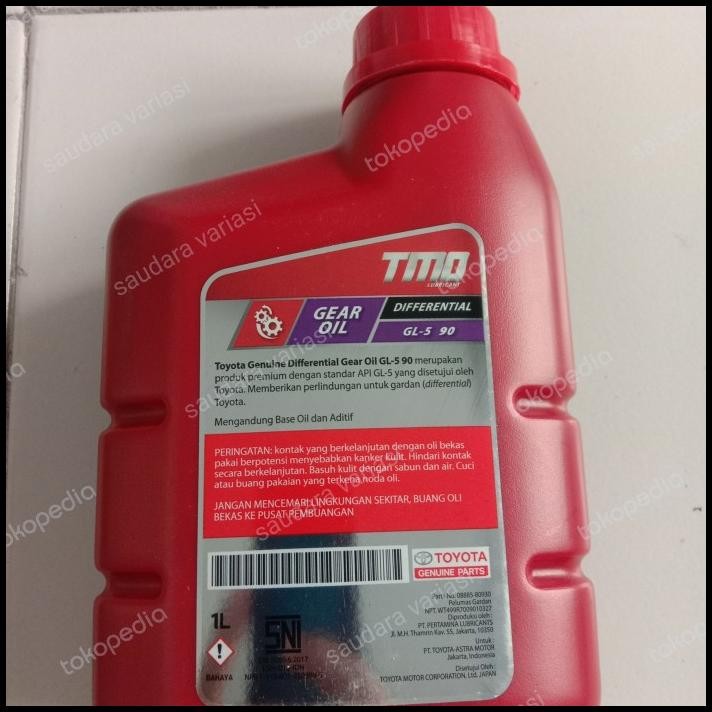 BEST DEAL GEAR OIL GL-5 90 TMO LUBRICANT OLI GARDAN DIFFERENTIAL TMO 1 LITER 