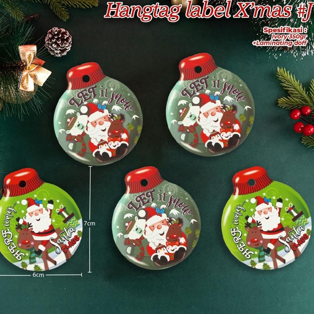 

CR - Hangtag Label X'mas j | Hangtag Label Edisi Natal | Hiasan Box Kue | Gantungan Box (1 Bal 500 Pcs) TERLARIS