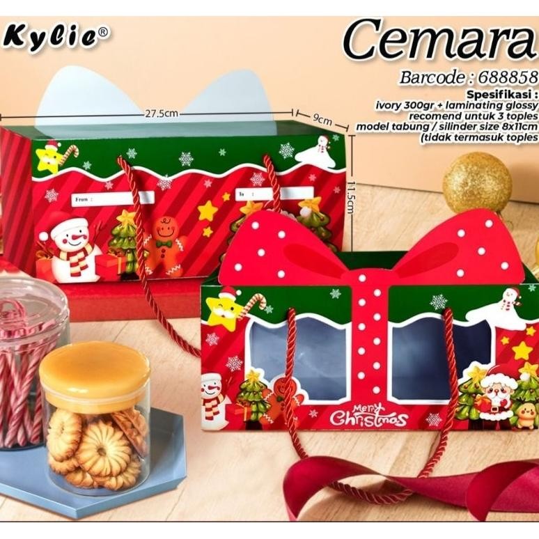 

CR - Box kue Natal box christmas box cemara (5pc) TERLARIS