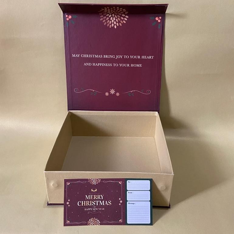 

CR - Box Kue Lapis Natal / Hampers Christmas / Kotak Kado Natal TERLARIS