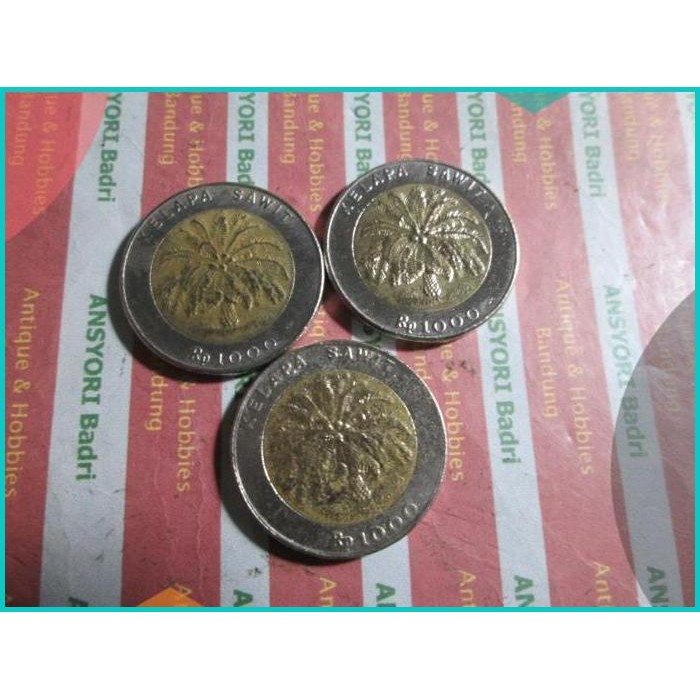 koin bimetal rp 1000 kelapa sawit harga 1 keping iklan L887 11OKTZ4 to