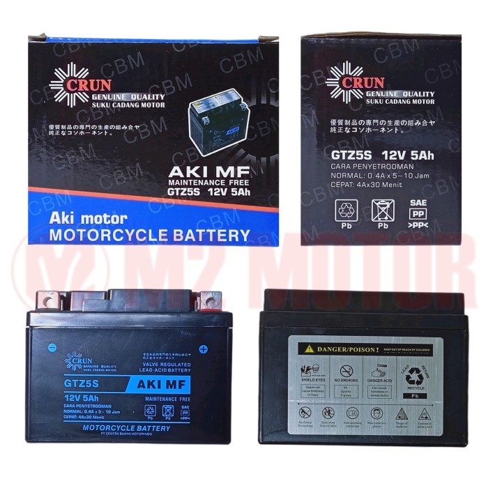 AKI GTZ5S KERING KARISMA SUPRA X 125 BEAT VARIO MIO J SOUL GT CRUN