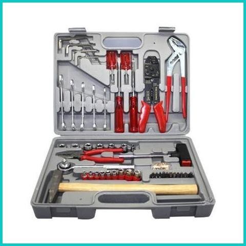 Set Peralatan Pertukangan Kenmaster 100pcs Tool Kit Lengkap, Listrik.