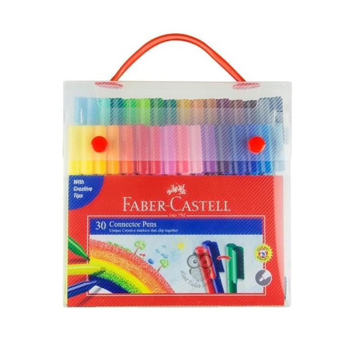 

BARU CONNECTOR PEN FABER CASTELL ISI 30 WARNA