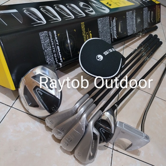 Stick GOLF Dewasa KIT 7 CLUBS 100 RIGHT HANDED Size 1 GRAPHITE Inesis