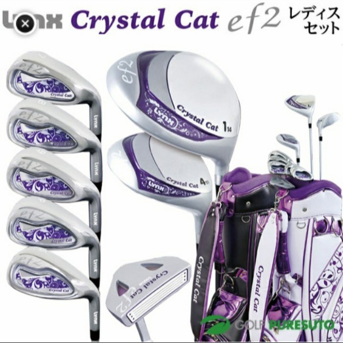 Stick Golf Lynx Crystal Cat Ladies Full Set Original Jepang