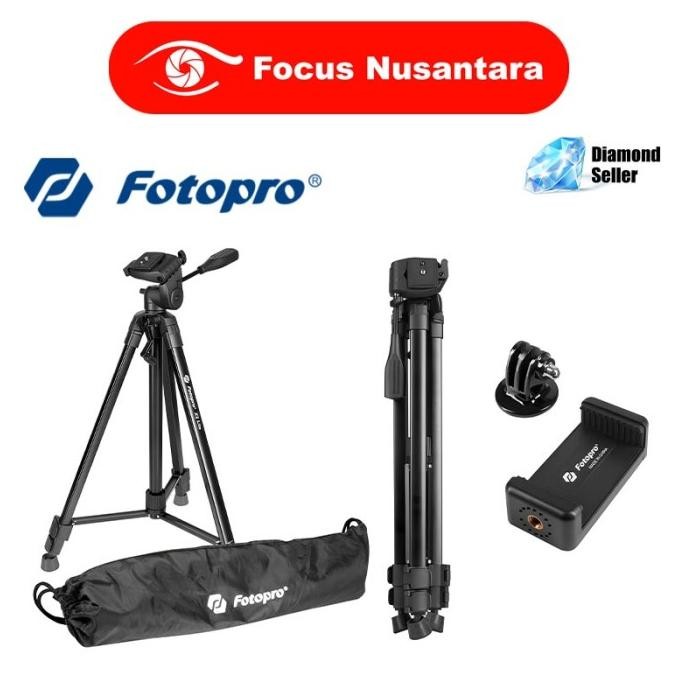 TERMURAH FOTOPRO X2 Lite Tripod Kamera DSLR / Mirrorless / Tripod HP GARANSI RESMI