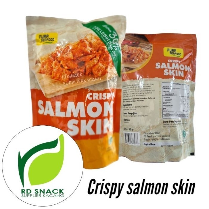 

Goofy - Crispy Salmon Skin Chips Keripik Kulit Ikan Salmon Likes Irvins Salted Eggs Fish Skin