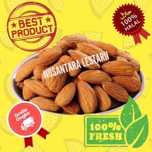 

Goofy - Kacang Almond Kupas Panggang 1Kg