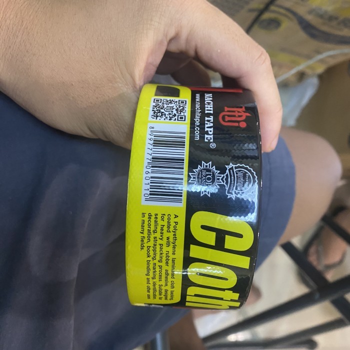 

LAKBAN KAIN HITAM NACHI 2 INCH X 12 METER / CLOTH TAPE 46MM X 12 MTR