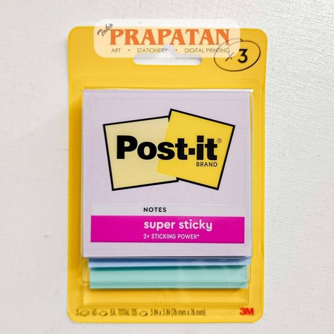 

BARU POST IT 3M 3321 STICKY NOTE 76X76MM | NOTES MEMO TEMPEL