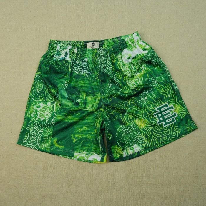 Eric Emanuel EE Basic Short - Neon Green Paisley