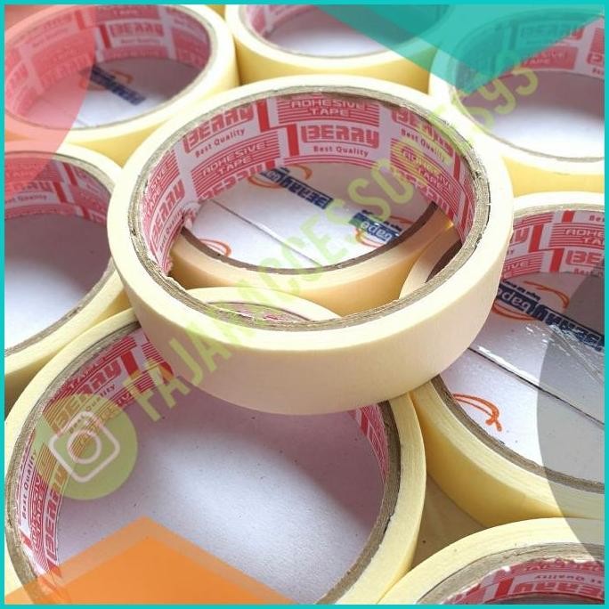 

Isolasi Kertas Berry Tape 24mm X 10mtr 11OKTZ4 limited stock