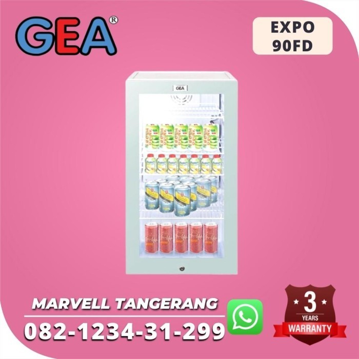 SHOWCASE MINI GEA EXPO 90 FD KULKAS MINUMAN ORIGINAL
