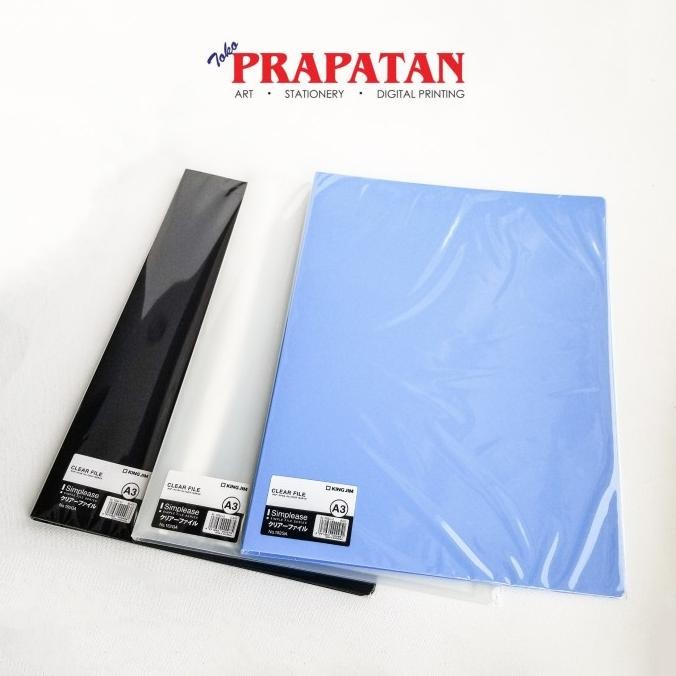 

BARU CLEAR HOLDER / DISPLAY BOOK / CLEAR FILE KING JIM A3 - 20 POCKETS