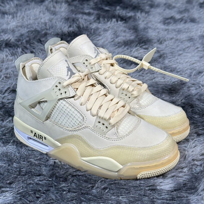 Off-White x Air Jordan 4 SP 'Sail'