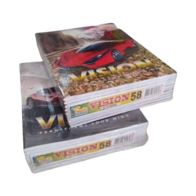 

Sale Buku Tulis Isi 58 Vision [1 Pak=10 Buku]