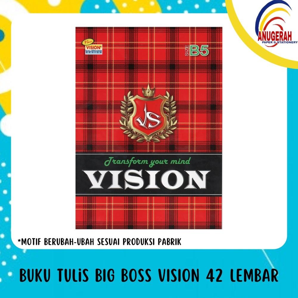 

Discount Buku Tulis Vision Big Boss 42 (Pak)