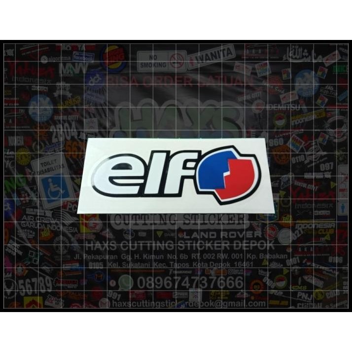 

DISKON CUTTING STICKER ELF LOGO UKURAN 7,5 CM !!!!!!