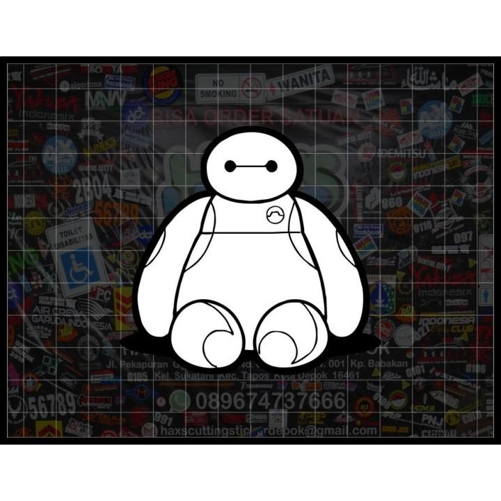 

TERMURAH CUTTING STICKER BAYMAX UKURAN 8 CM !!!!!!