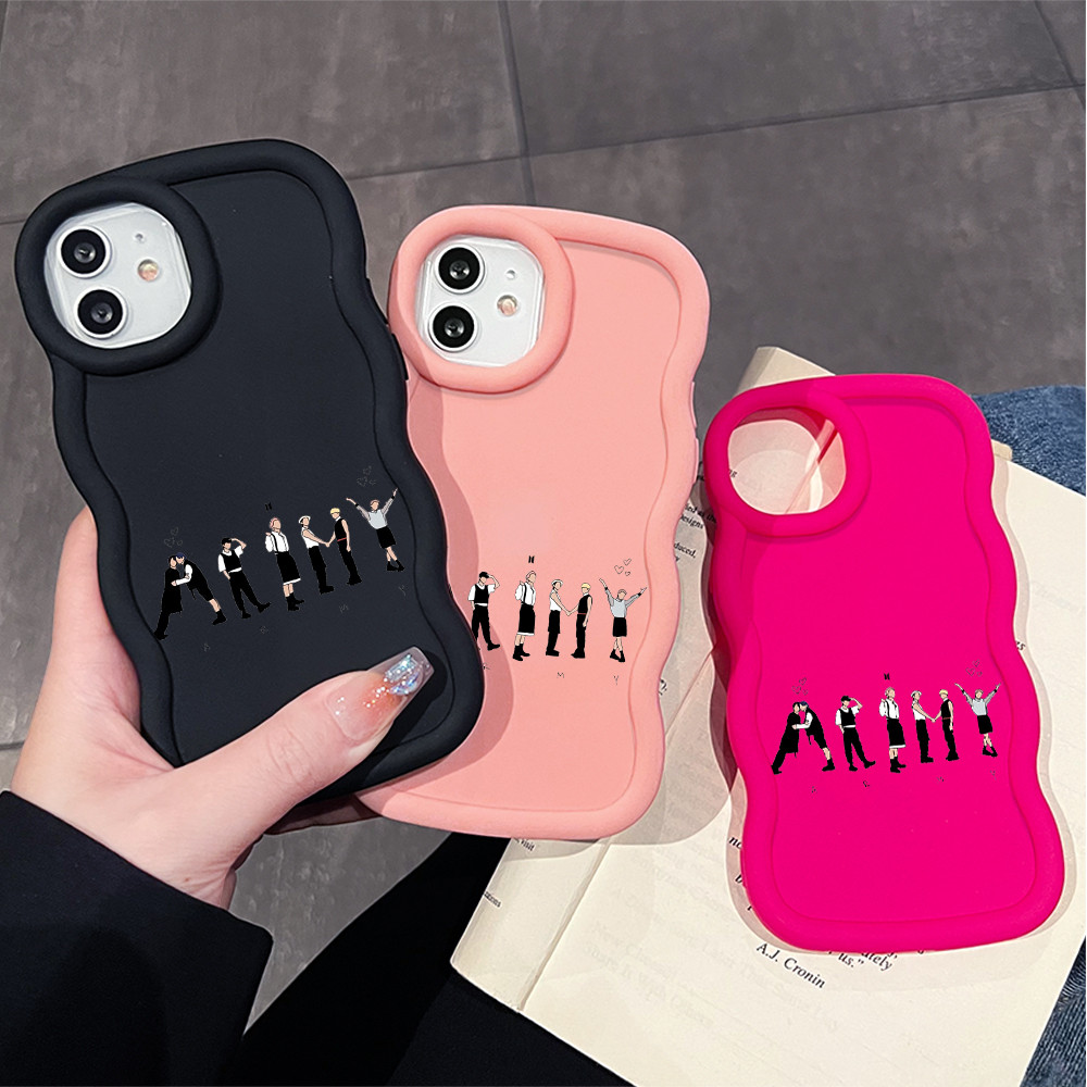 Premium Case Samsung Casing Samsung Motif BTS Cartoon Case Samsung Compatible for Samsung A03 A04 E 