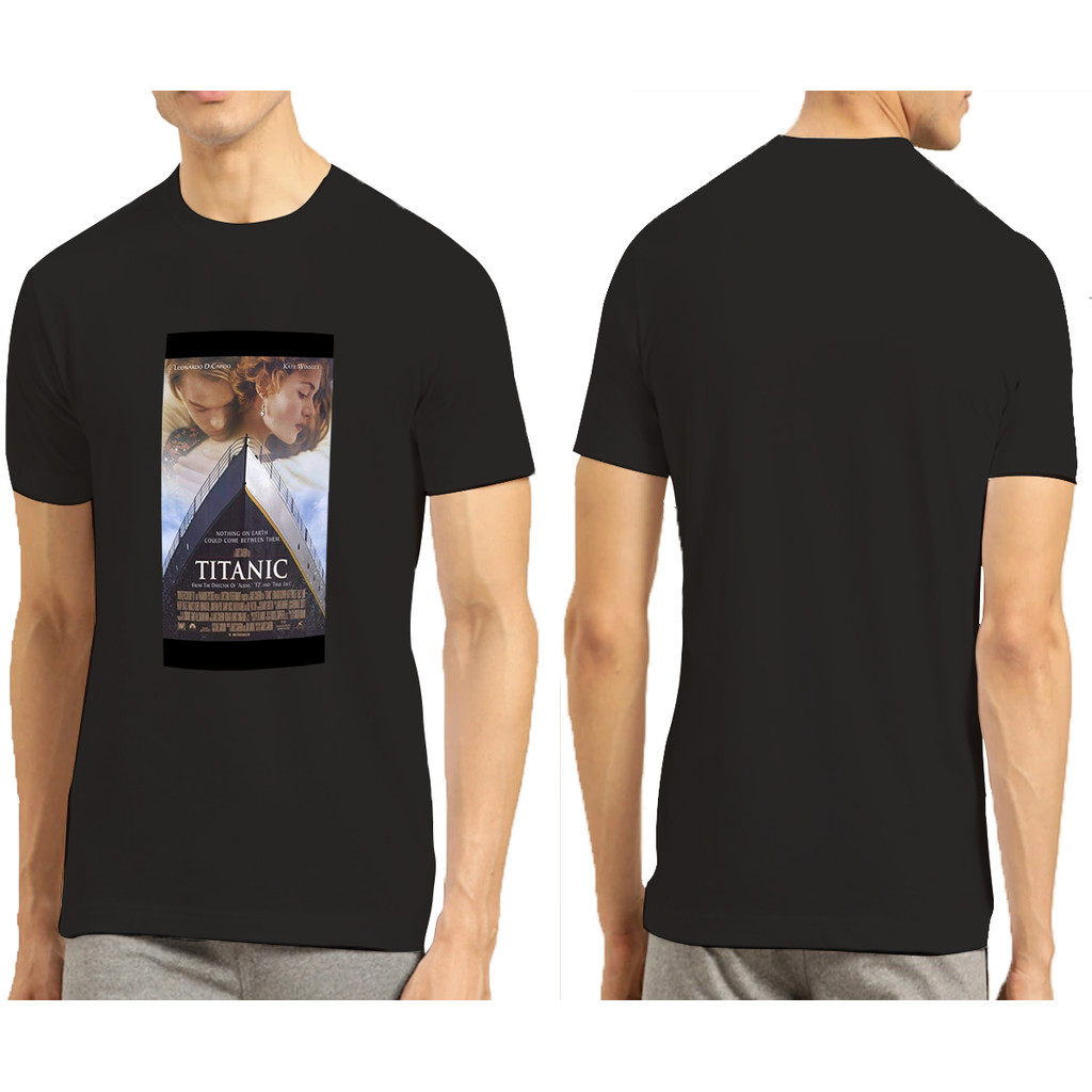 Kaos T-Shirt Hitam Titanic
