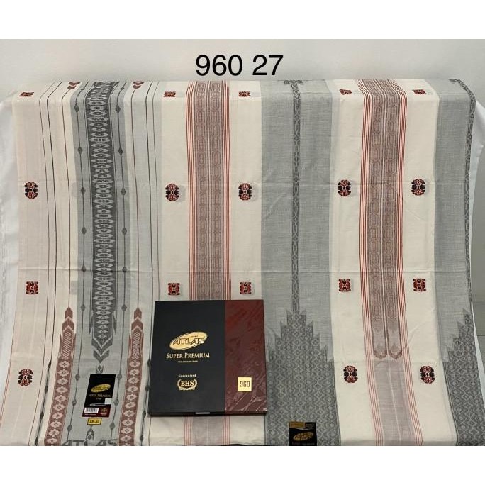 Sarung Atlas Super Premium 960 , 940 Gold & Silver Kualitas Premium