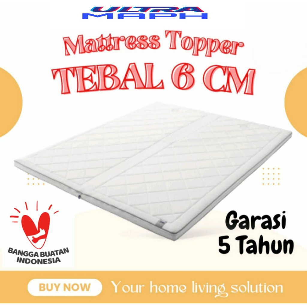 Mattress Toper / Matrass Pelapis Kasur / Topper Springbed / Kasur Lantai / Pelapis Springbed /