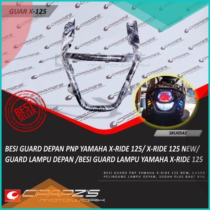 BESI GUARD LAMPU DEPAN X RIDE 125 11OKTZ4 limited stock