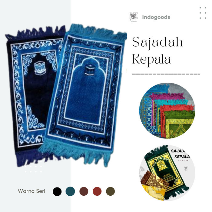 Sajadah Sajadah Turkey Turki Kepala / Kecil Spiegel Tebal 35 x 55 CM terbaru halus terlaris lembut p