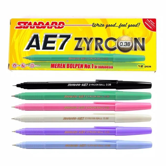 

Spesial Promo ! Pulpen Standard AE7 Zyrcon Ball 0,38mm