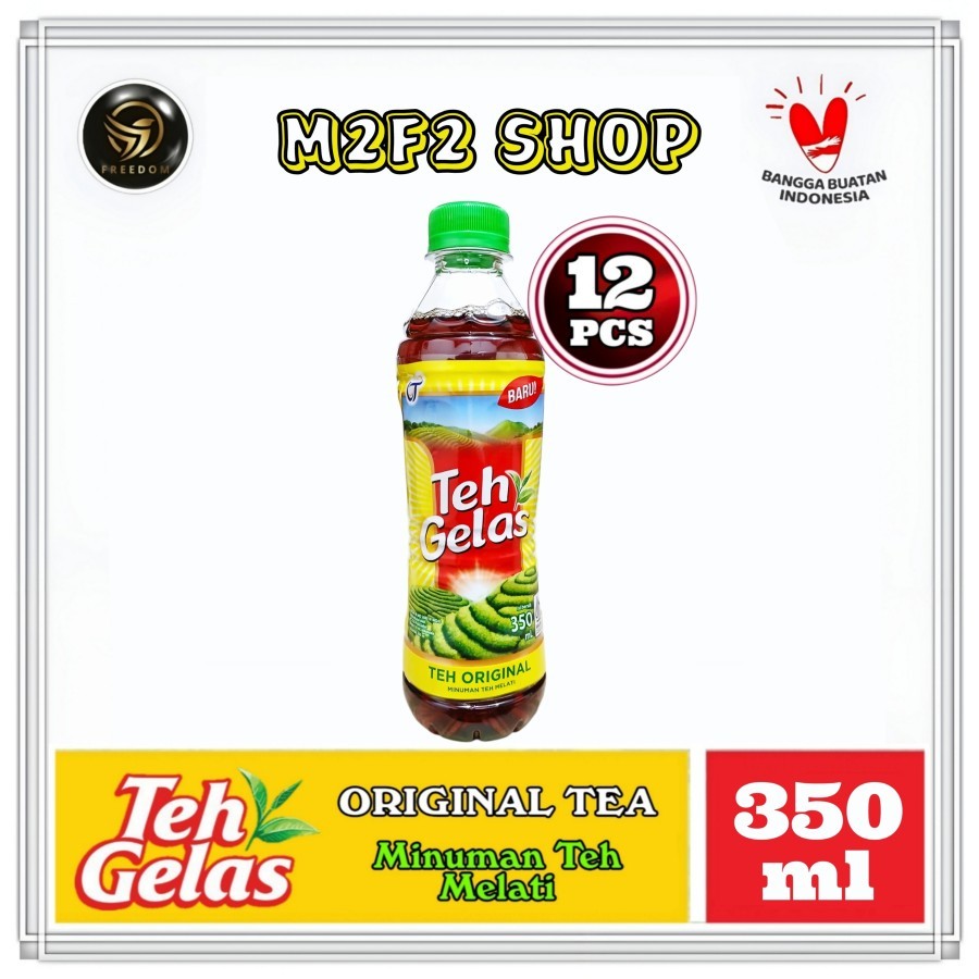 

Teh Gelas Original Botol Plastik Pet - 350 ml (Kemasan 12 Pcs)