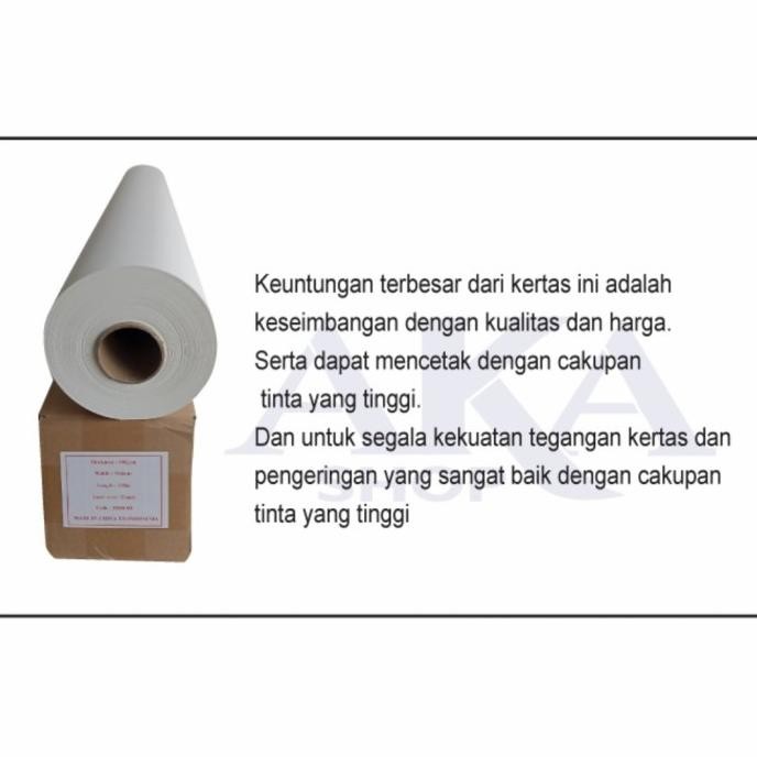 

Transfer Paper / Kertas Sublim. 63gsm 1600mm x 200meter