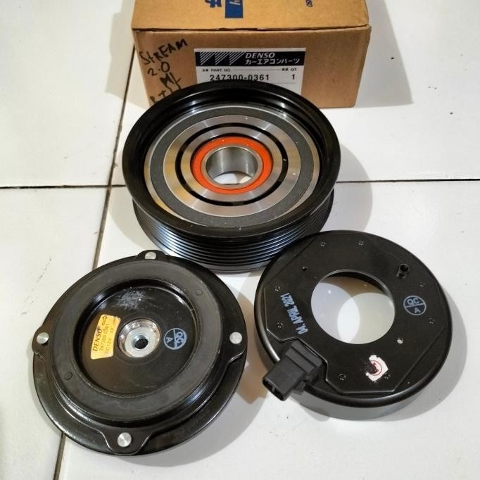 Sale  puly pully puley pulley puli pule kompresor AC Honda stream 2.0 2000cc