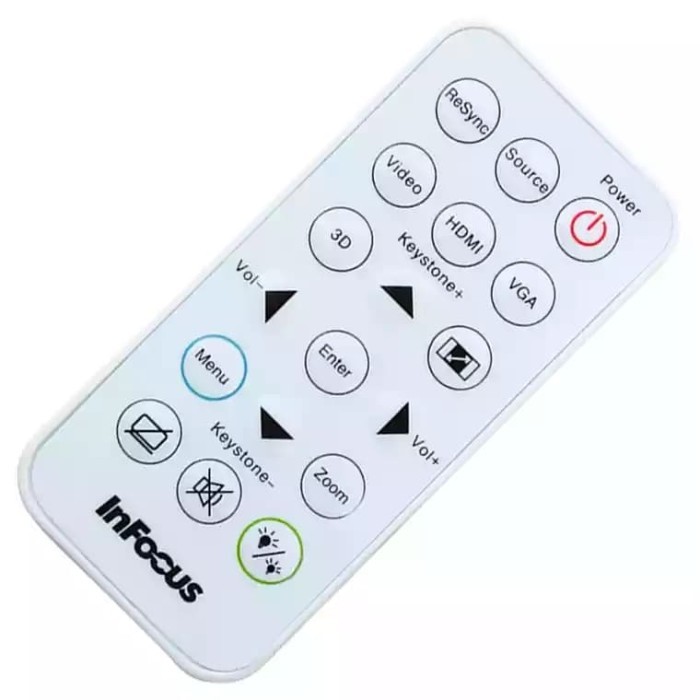 Remot Proyektor Infocus In220 In222 In230 In224 In226 Terlaris 100 % Original