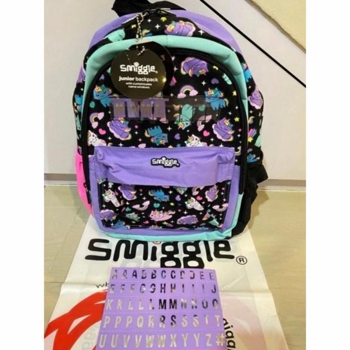 Smiggle Original Junior Backpack Cat Unicorn/ Tas Ransel Sekolah/ Kado