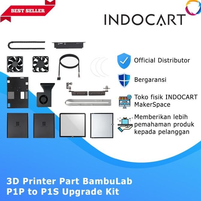 3D Printer Parts BambuLab P1P to P1S Enclosure Complete Upgrade Kit