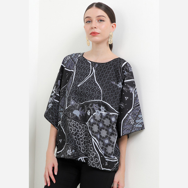 LUIRE by Raden Sirait Ponco Tangan Original Batik Wanita