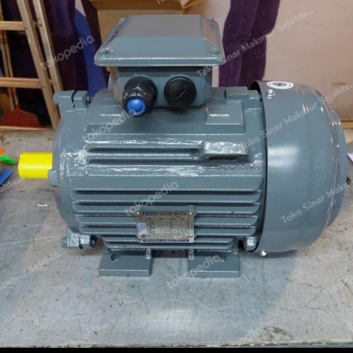 Elektromotor teco 5 hp 4 pole 3 phase