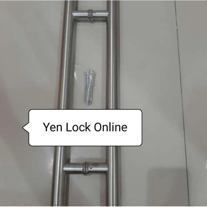 

Pull Handle , Untuk Pintu Kaca Dan Kayu Model Pipa Bentuk H 60 X 80 Original Dan Terpercaya