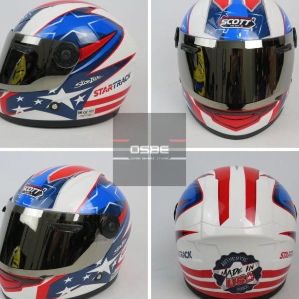 Helm Full Face Anak Scott / Helm Full Face Anak Anak Cowok / Helm Full