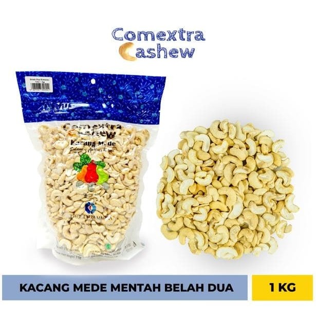 

Ready Kacang Mede Mentah 1 Kg Belah Dua - Cashew Mete Mente