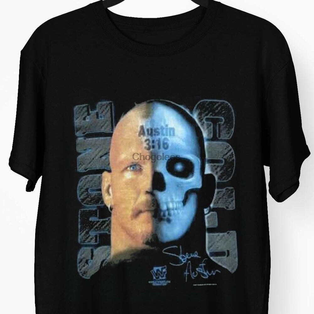 Kaos Pria Steve Austin WWF Wrestling Vintage Steve Austin BNgobm52GHpfhi45 |WNRkexQQ|