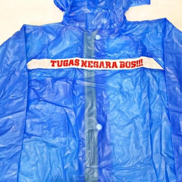 BEST QUALITY [ ORIGINAL ] JAS HUJAN TUGAS NEGARA BOS - TUGAS NEGARA BOS - JAS HUJAN GIBRAN KAESANG