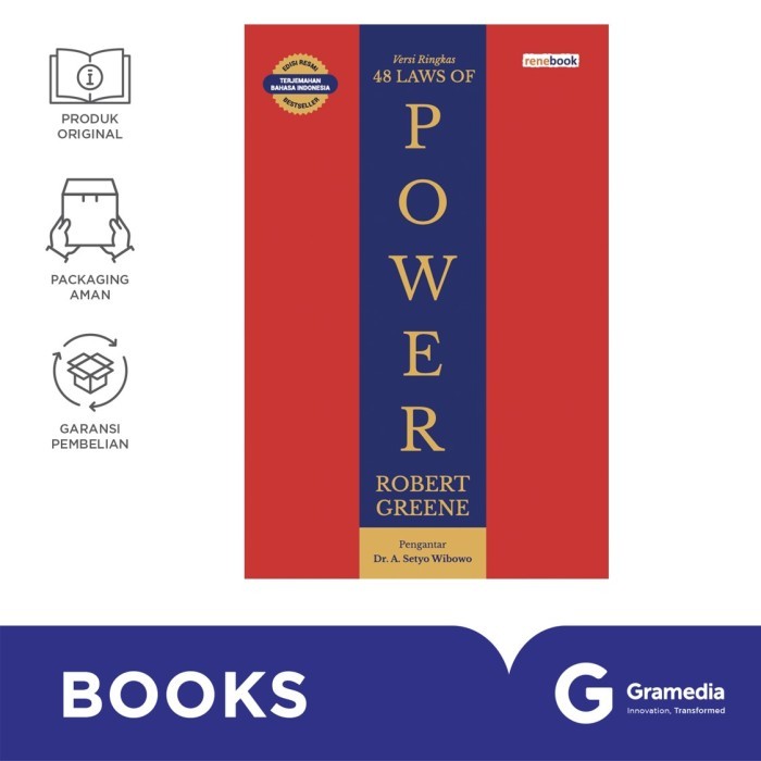 

Gramedia Buku 48 Laws of Power Versi Ringkas (Robert Greene)
