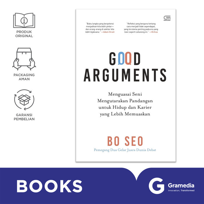 

Buku Good Arguments (Bo Seo)