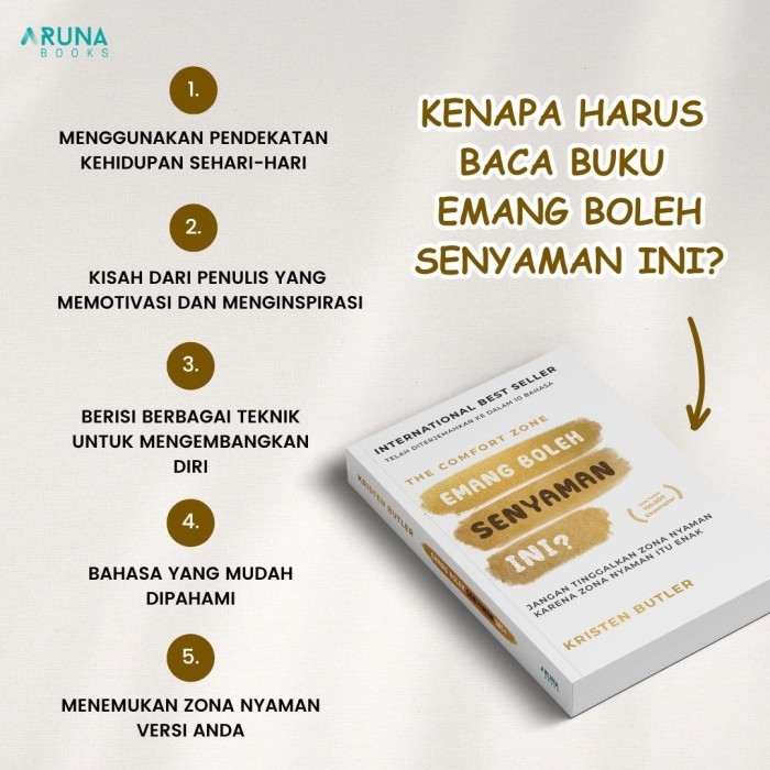 

Buku Pengembangan Diri The Comfort zone Emang boleh senyaman ini by kristen butler