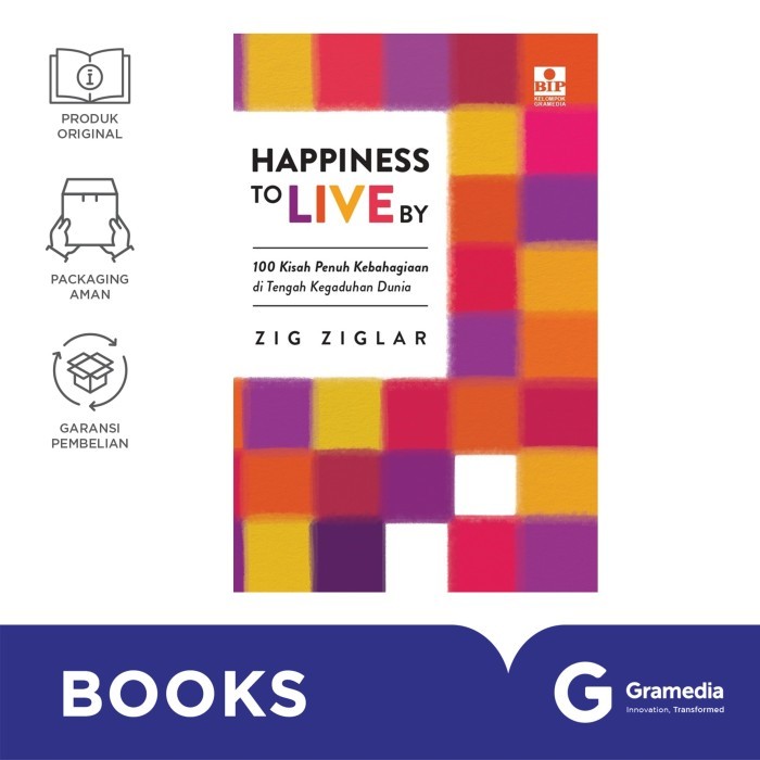 

Gramedia Buku Happiness to Live by (Zig Ziglar)
