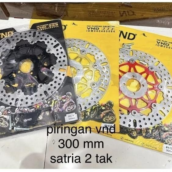 PIRINGAN DISC CAKRAM VND SATRIA 2 TAK LUMBA SATRIA 2TAK HIU 300MM