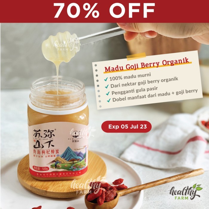 

Madu Goji Berry/Wolfberry/ Kici Natural Crystal Royal Honey Murni 250G